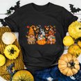 thumbnail image 6 of Women's Casual Pumpkin Print T Shirt Short Sleeve Crewneck Loose Fit Tee for Everyday, 6 of 6