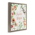 thumbnail image 3 of Stupell Industries Farmhouse Forever Blessed Floral Brown Floating Frame Canvas Art, 18 x 18, by Nan, 3 of 8