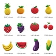 thumbnail image 4 of Fruit Fridge Magnets Vegetable Refrigerator Magnets Fruit Whiteboard Magnetic Stickers for Home Decoration 24 Pieces, 4 of 6