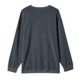 thumbnail image 4 of EHQJNJ T-Shirts for Women Graphic Tees Casual Style Oversize Solid Color Threaded Knitted Long Sleeved Sweatshirt for Women Trending Tops for Women 2024 Purple Tops for Women, 4 of 5