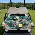 thumbnail image 2 of Xixirimido Golf Cart Seat Cover with 4 Pocket Quilted Golf Cart Seat Blanket Universal Club Car Seats Towel Fits 2-Person Carts Golf Carts Accessories, Bohemian Mandala Butterfly Green, 2 of 8