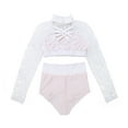 thumbnail image 4 of MSemis Girls' 2 Piece Gymnastics Sports Ballet Dance Outfit, 4 of 5