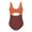 Brown, variant on GYRATEDREAM Girls One Piece Swimsuits Sleeveless Cross Back Swimsuits Beach Swimwear Bathing Suits for 5-6 Years