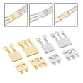thumbnail image 4 of Yunhgft Necklace Layering Clasp Magnetic 2-3 Strands Separator Gold Silver 4pcs, 4 of 9