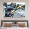 thumbnail image 4 of Póster en lienzo de la escultura del puente de Alejandro III, decoración para dormitorio, paisaje deportivo, decoración para oficina, regalo, estilo marco, 20 x 30 cm, 4 of 8