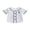 Blue, variant on Toddler Baby Girl Boy First 1st Birthday Shirts 1 Years Old Birthday Shirt Summer Baseball Jersey Shirt Casual Letter Stripe Button up Short Sleeve V-neck Shirt Birthday Shirt Tops