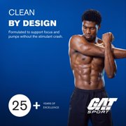 GAT SPORT PMP (Peak Muscle Performance), Pre-Workout, 30 Servings (Blue Raspberry (Stim-Free))