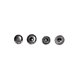 thumbnail image 1 of Qarigey 100 piezas de botones a presión para niños, chaqueta, pantalones, diseño Simple, botón de presión redondo, Kit surtido, manualidades DIY Ropa, zapatos y accesorios Miscelánea Negro 8 mm Qarigey  AP016409-02B, 1 of 6