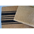 thumbnail image 2 of Imports Decor 670TCM-XL Black & Natural Stripes Hand Woven Printed Door Mats, 2 of 4