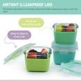 thumbnail image 2 of Melii Glass Food Storage Containers with Silicone Sleeve 3 Pack, 2 of 6