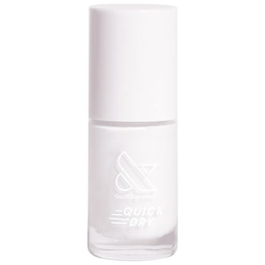 Olive & June Quick Drying Nail Polish, Swan, Crisp White, 0.3 fl oz