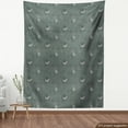 thumbnail image 4 of Animals Sofa Upholstery Fabric by the Yard, Safari Zebras Exotic Mammals Rainforest Along Monstera Leaf Silhouettes, Decorative Fabric for DIY and Home Accents, Grey Teal and Rose by Ambesonne, 4 of 5