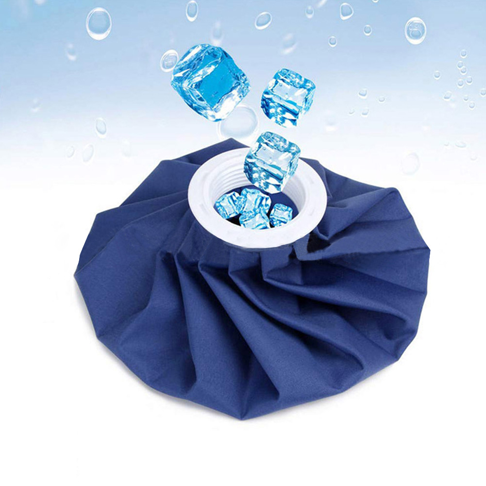 Ueasy Pain Relief Hot Cold Therapy Reusable Ice Bag Pack & Wrap for Head, Shoulder, Back, Knee (Pack of Ice Bag Wrap and Two Ice Bags and Two Elastic Bands)