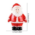thumbnail image 3 of Christmas Decorations Clearance Christmas Miniature Figurines, Mini Resin Santa Decoration for DIY Christmas Decoration, 3 of 8