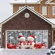 thumbnail image 4 of HWRETIE Banner De Puerta De Garaje Con Copos De Nieve Coloridos Para Decoraciones Navideñas De Fondo, 4 of 5