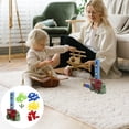 thumbnail image 4 of KAKOWELY 1 juego de dominó para niños, juguetes prácticos para niños, juguetes de tren eléctrico, 4 of 5