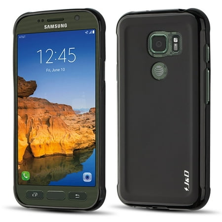 Galaxy S7 Active Case, J&D [Drop Protection] [Slim Cushion] [Lightweight Bumper] Shock Resistant Protective TPU Slim Case for Samsung Galaxy S7 Active –