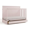 thumbnail image 4 of Graco Sasha 5-in-1 Convertible Baby Crib with Drawer, Blush, 4 of 12