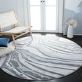 thumbnail image 3 of SAFAVIEH Craft Millse Abstract Swirls Runner Rug, Blue/Grey, 2'3" x 8', 3 of 10