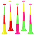 thumbnail image 2 of cheer leading trumpet telescopic plastic horns, 2 of 2