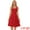 Red, variant on DARING DIVA Sweetheart Neck Swing Sleeveless Dress XS Dark Blue