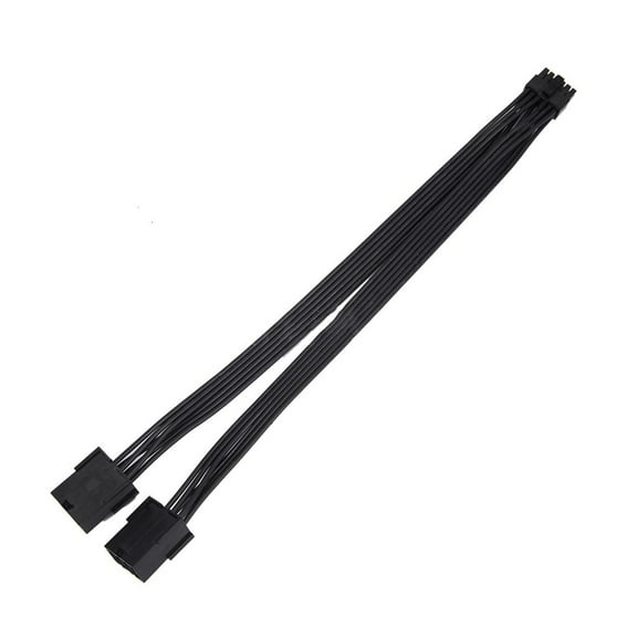 Yammee Dual PCIE GPU 6Pin 8Pin to Mini 12Pin male GPU Power Adapter Cable