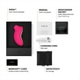 thumbnail image 3 of LELO SONA Sucking Vibrator For Women With 8 Settings for Targeted Pleasure, Cerise, 3 of 7