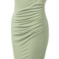 thumbnail image 4 of Doublju Women's Round Neckline Sleeveless Bodycon Midi Dress (S-3X), 4 of 4