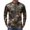 Coffee, variant on Performance Quarter Zip Active Shirt for Men, All-Over Print Moisture Wicking Long Sleeve Top - Stretchy Breathable Gym Running Hiking Athletic Wear Green XXL