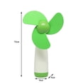 thumbnail image 4 of YZZZJZQL Portable Handheld Fan Personal Fan Battery Soft Foam Blades Powered for Home Desk Camping Travel Essentials Green, 4 of 6