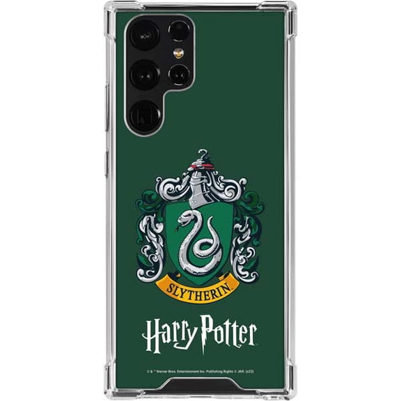 Skinit Wizarding World Harry Potter Slytherin House Crest Galaxy S24 Ultra Clear Case