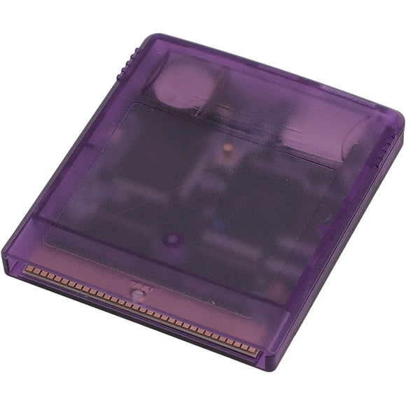 Carte Mémoire de Jeux Vidéo ZOUSSIQI, Cartouche Vidéo de Jeu 1000 en 1 avec Carte Mémoire 8G pour Game Boy Advance SP, Prend en Charge MAPPER MBC1/2/3/5 (Violet Transparent) CA919-19616