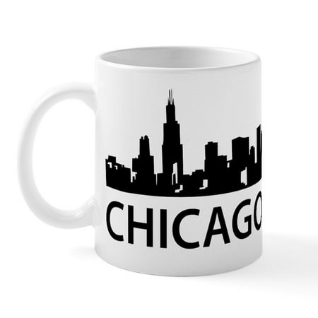 

CafePress - Chicago Skyline Mug - 11 oz Ceramic Mug - Novelty Coffee Tea Cup