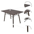 thumbnail image 4 of Set de Comedor Oslo Mundo In Melamina 120 con 4 Sillas Frankfurt Negro Minimalista, 4 of 15