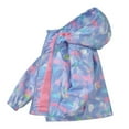 thumbnail image 4 of URMAGIC URMAGIC 3-13Y Child Girls Fleece Lined Active Jakcet Outdoor Windbreaker, 4 of 8