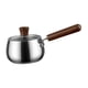 thumbnail image 2 of Cacerola antiadherente con tapa, olla de acero inoxidable para sopa, leche, fideos, salsa Marrón, 2 of 9