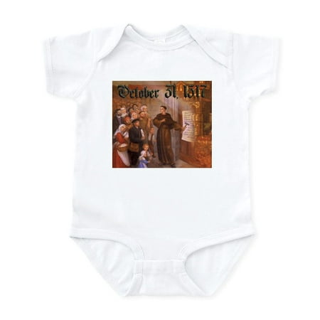 

CafePress - Reformation Day October 31 1517 Infant Bodysuit - Baby Light Bodysuit Size Newborn - 24 Months