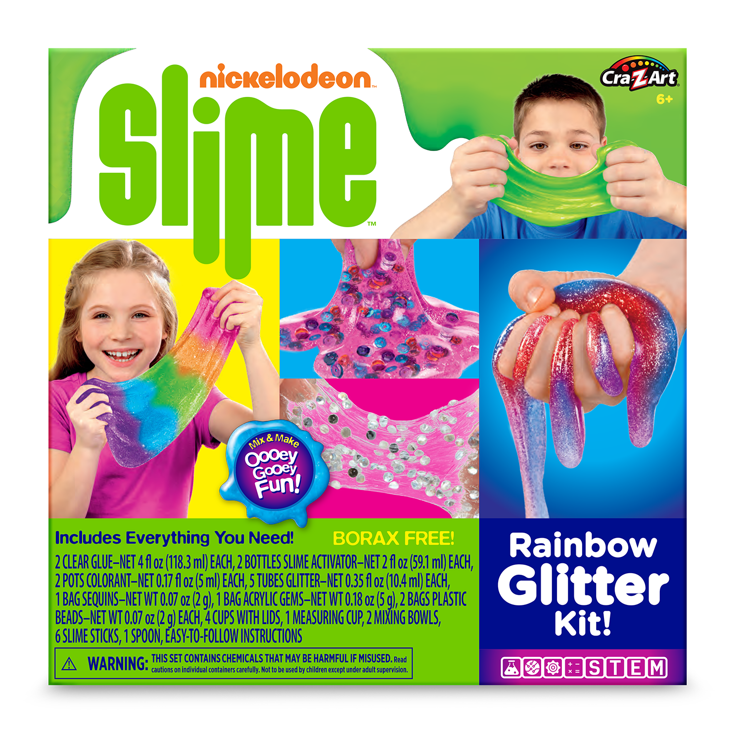 Nickelodeon JoJo Be-YOU-tiful DIY Slime Kit Art STEM Science Craft Gift X2 