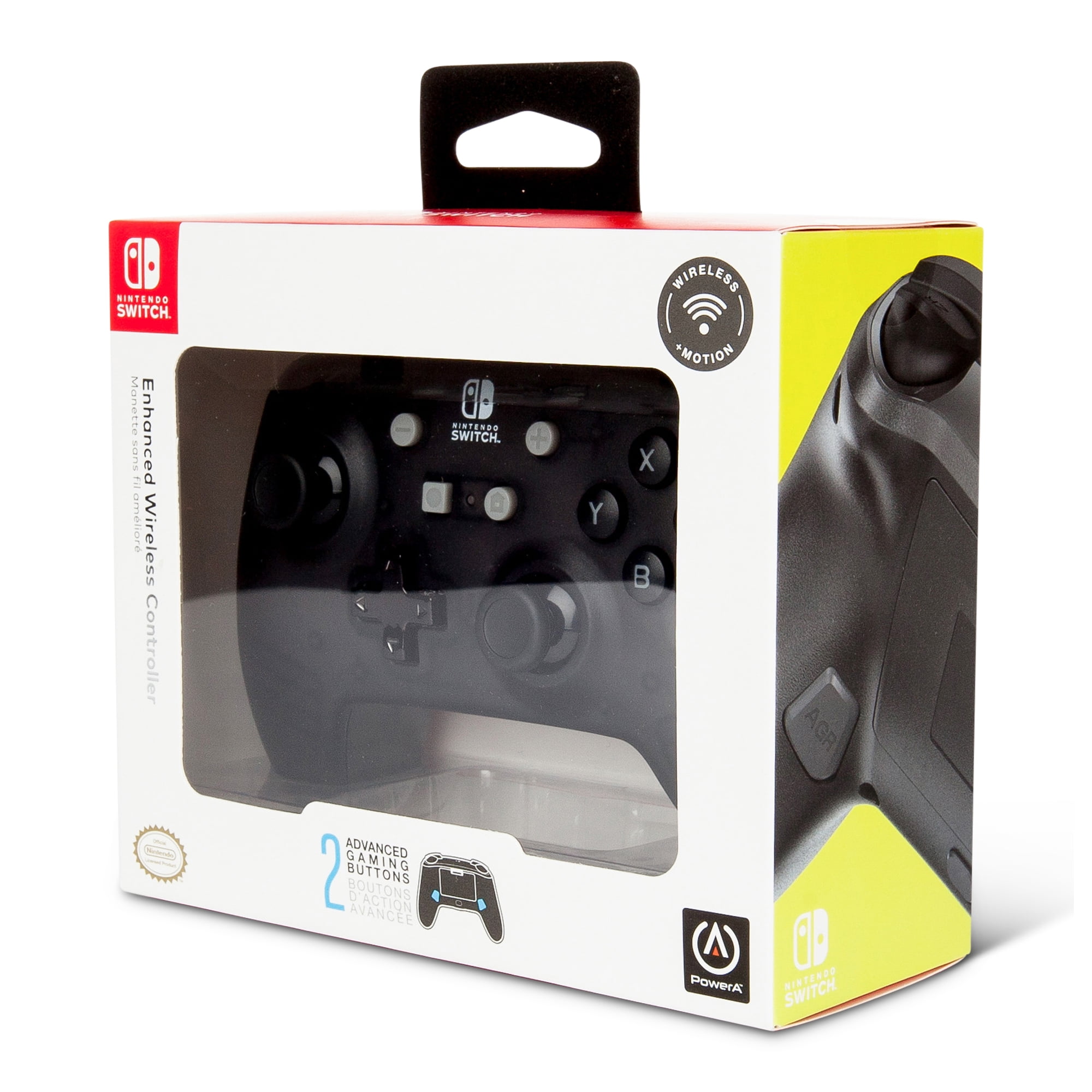 powera enhanced wireless controller for nintendo switch black