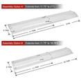 thumbnail image 3 of Ensemble de Remplacement de Plaque Chauffante Réglable en Acier Inoxydable pour Barbecue au Gaz, Kit d'Accessoires de Cuisson Extérieure pour Cuisine 3 Pcs, 3 of 7
