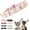 Pink, variant on 1Pack Pearl Dog Collar,Bling Rhinestone Crystal Luxury Beaded Puppy Necklace Fancy Pretty Cute Small Dog Collars Diamond Jewel for XXS XS Small Medium Female Girls Kitten Pet