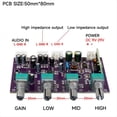 thumbnail image 4 of Altavoz Exterior HIFI NE5532 con Preamplificador y Placa de Tonos con 3 Bandas Balanceadas (Graves, Medios y Agudos), Fuente de Alimentación Única de 9-29 V CC., 4 of 5