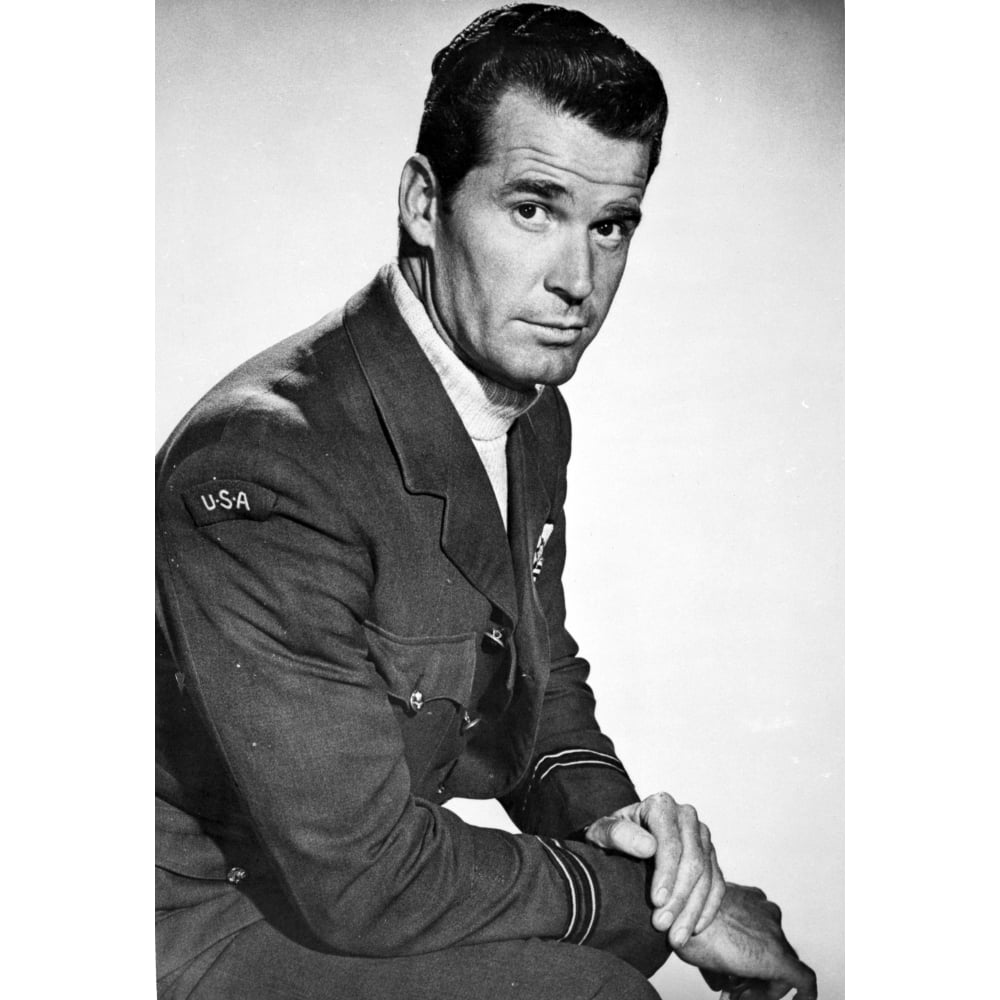 James Garner wearing a military uniform Photo Print (24 x 30) Walmart