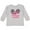 Athletic Heather, variant on Inktastic Pink Future Racer Boys or Girls Long Sleeve Toddler T-Shirt