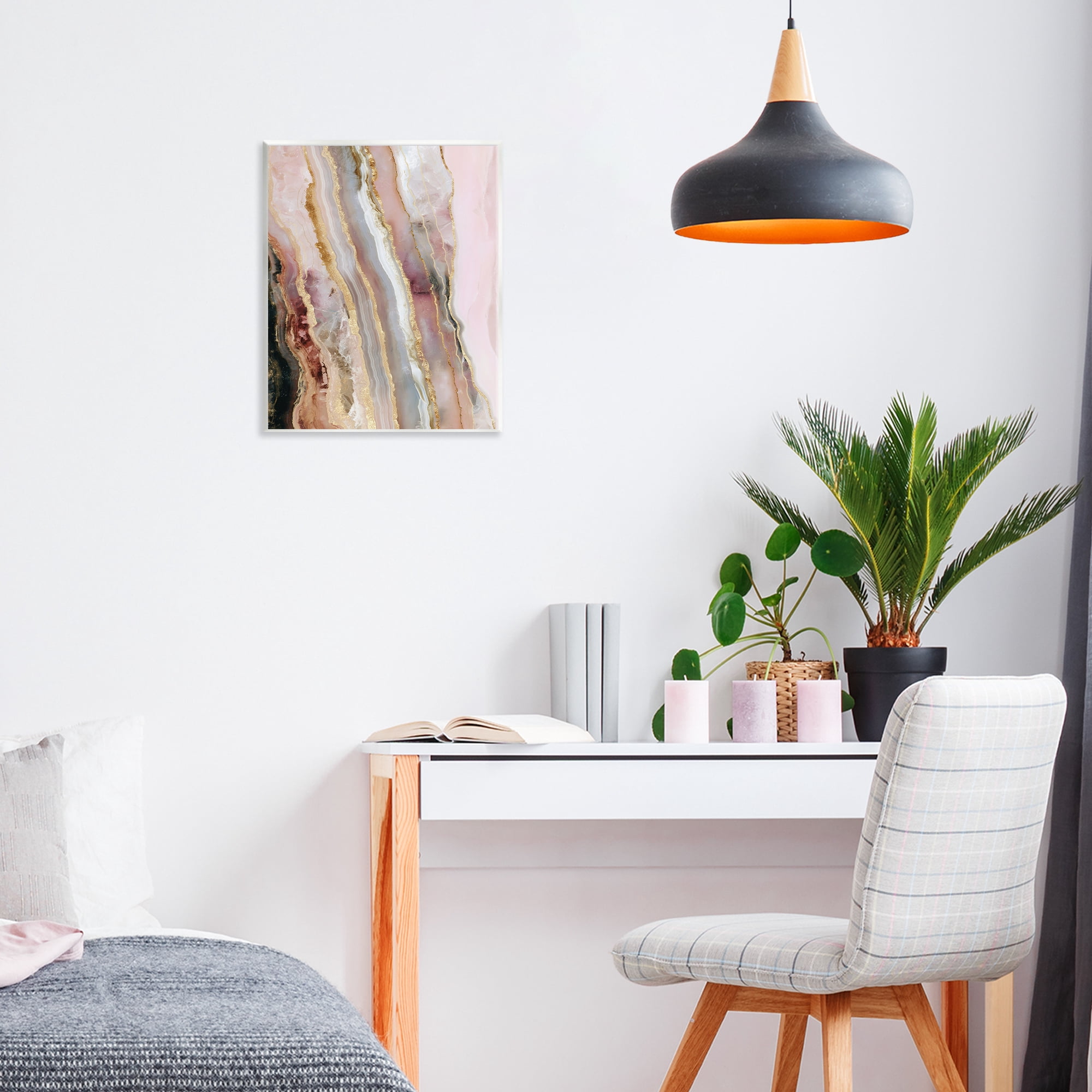 Stupell Industries Pastel Misty Gem Geode Wall Plaque Art, design by Svetlana Aleynikova