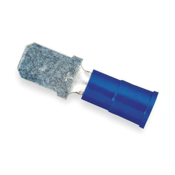 3m Scotchlok Male Disconnect, Blue, 16-14AWG, PK100 MVU14-250DMX
