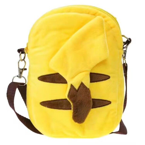 Mochila de felpa Pokemon Anime para niños, Pikachu, Eevee, Sicilax, Charmander, Psyresines, bolsa iniciada con dibujos animados, cumpleaños, regalo de Navidad para niña zhangyuxiang unisex