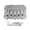 Silver color, variant on Necvior Adjustable 5 String Bass Bridge Optimized For Stability And Clear Tone