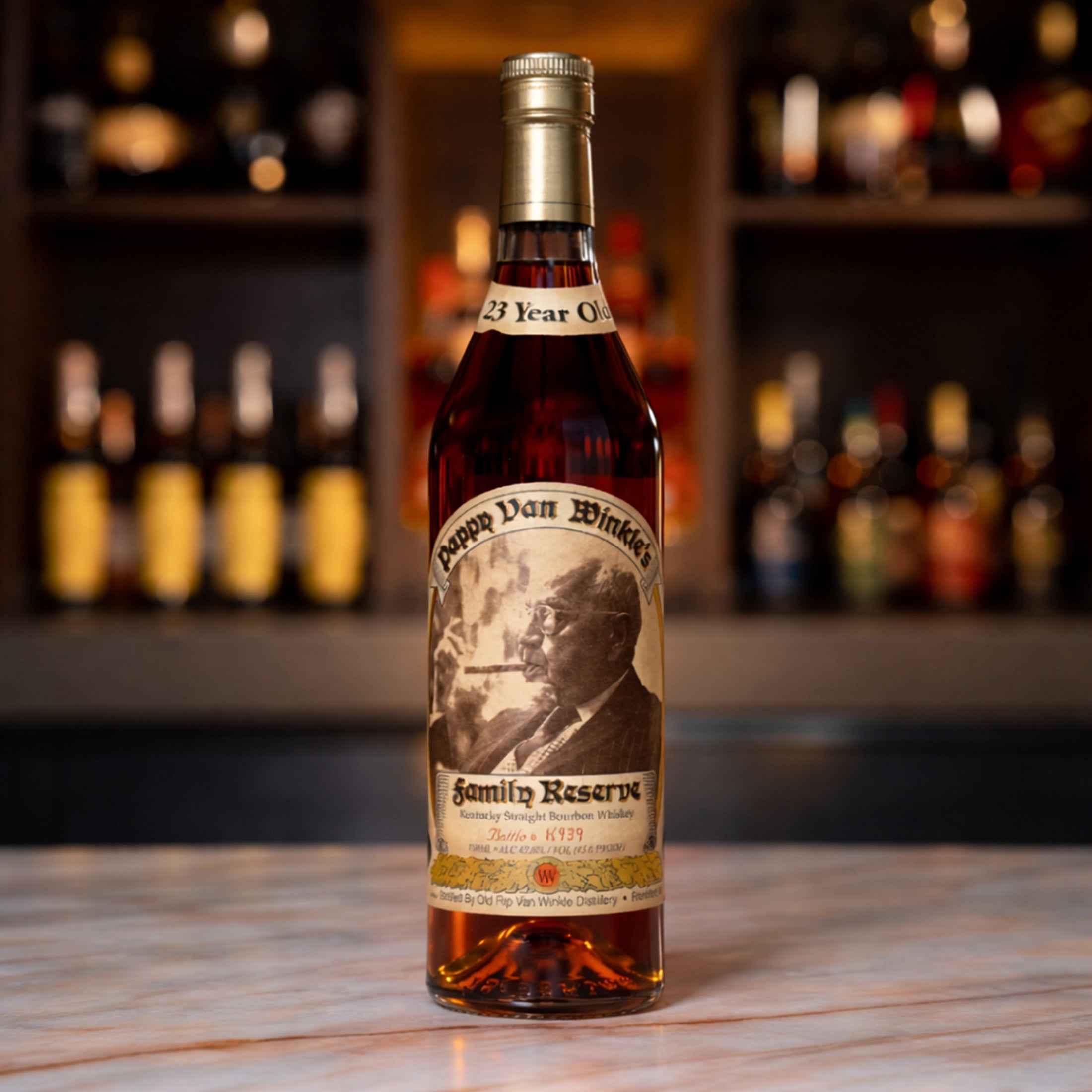 Pappy Van Winkle's Family Reserve 23 Year Kentucky Straight Bourbon, 750ml, 95.6 Proof (47.8% ABV)
