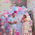 thumbnail image 5 of PrimePure Gender Reveal Confetti Cannon – 4 Pack, Pink, Heart Paper Confetti for Baby Girl, 5 of 9